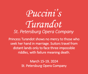 Erik Kroncke in Puccini's Turandot at St. Petersburg Opera Company